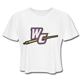 Women's Cropped T-Shirt - WC Pen - white