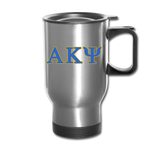 Travel Mug - AKPsi - silver