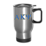 Travel Mug - AKPsi - silver