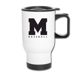 Travel Mug - M Baseball - white