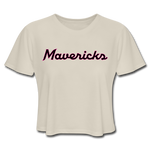 Women's Cropped T-Shirt - Mavericks - dust