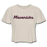 Women's Cropped T-Shirt - Mavericks - dust