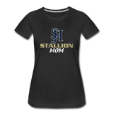 Women’s Premium T-Shirt - SJH Stallion Mom - black