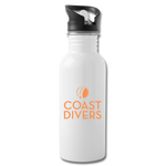 Water Bottle - Coast Divers - white