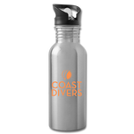 Water Bottle - Coast Divers - silver