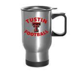 Travel Mug - Double T Football - silver