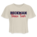 Women's Cropped T-Shirt - Beckman Dance Team - dust