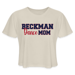 Women's Cropped T-Shirt - Beckman Dance Mom - dust