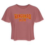 Bella+Canvas Women's Cropped T-Shirt (B8882) - Vanguard Mom - mauve