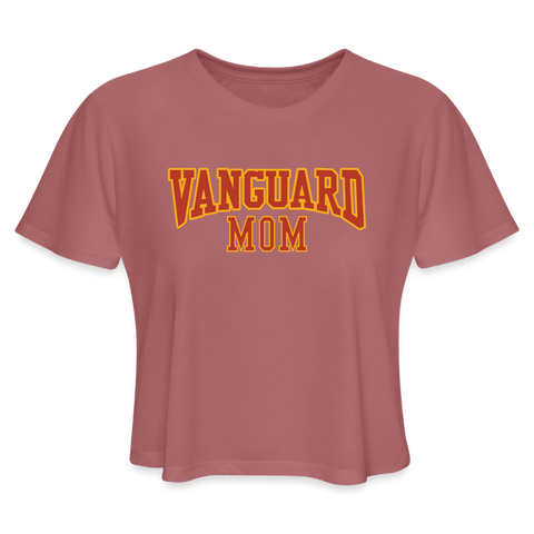 Bella+Canvas Women's Cropped T-Shirt (B8882) - Vanguard Mom - mauve