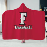 Hooded Blanket (Red) - F Baseball
